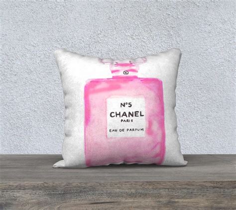 pink chanel pillow